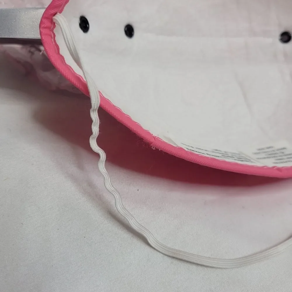 DISNEY hat‎ pink princess crown and veil mouse ears adult size wedding veil